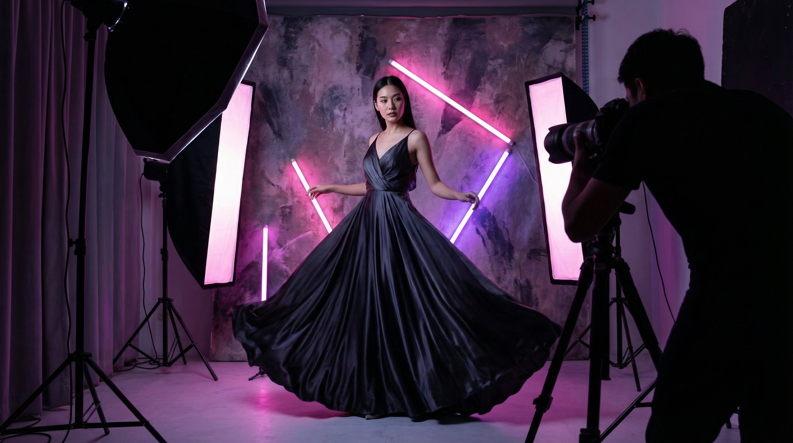 看片时尚写真拍摄花絮视频